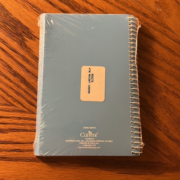 VTG NWT Receipt Keeper Receipt Organizer Mini Binder / Coupon Holder Book - Picture 3 of 9